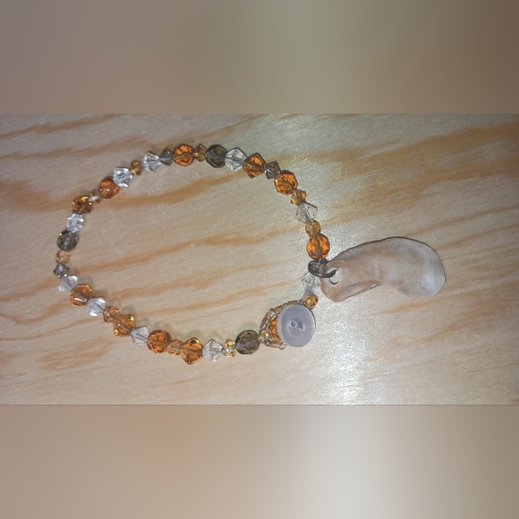 Abstract Handmade Necklace - Seashell Collection - Picture 2 of 9